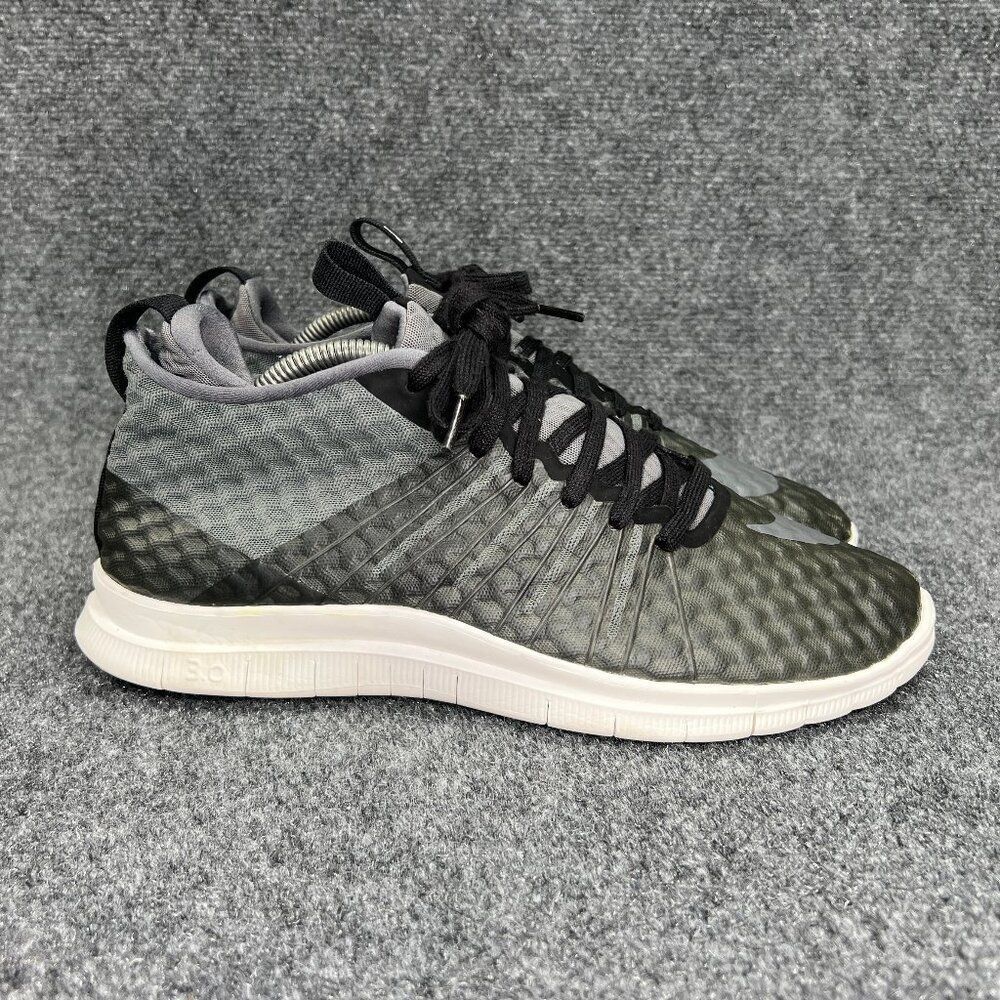 Nike Free Hypervenom 2 FS 3.0 Shoes Men 9.5 Black Grey Athletic Training Sneaker